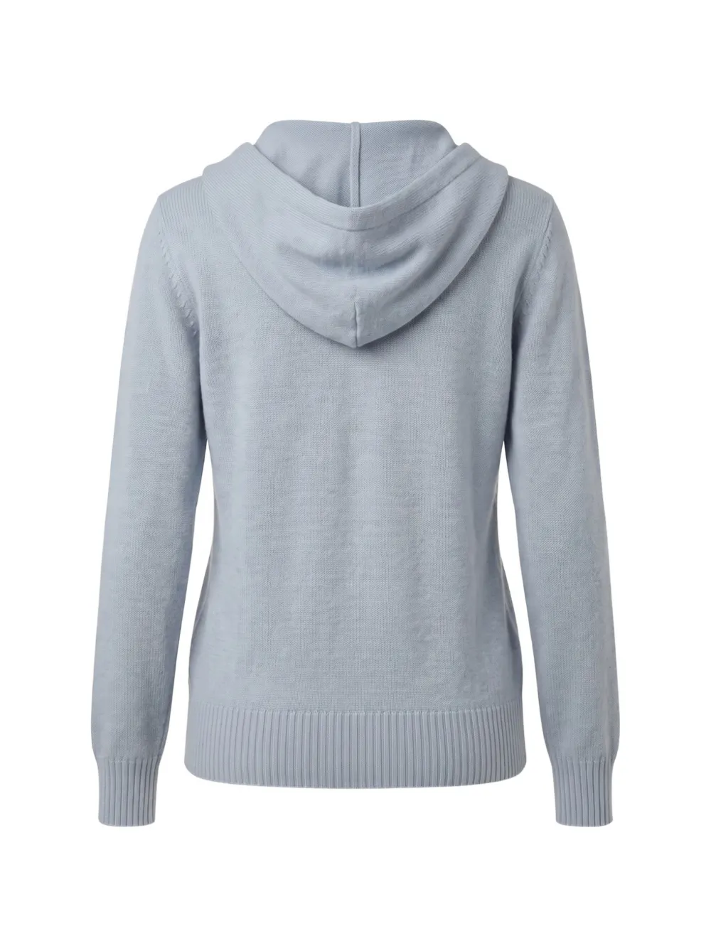 Drumohr zip-up cashmere hoodie Blauw