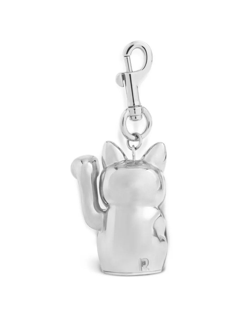 Rabanne x Ohmori Lucky Cat silver charm Zilver