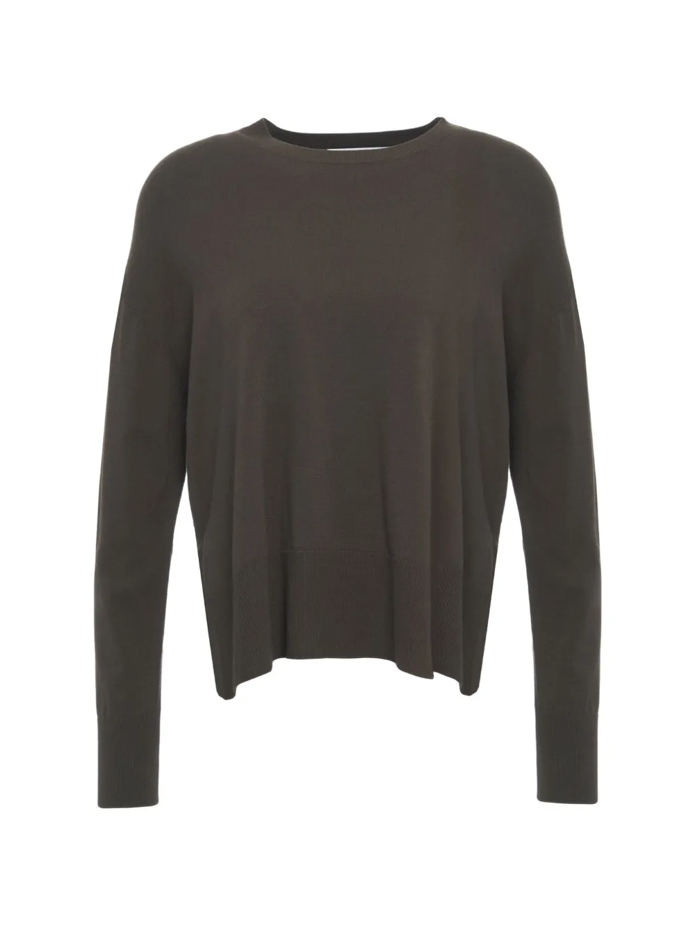 Kaos Fine-knit Drop-shoulder Sweater In Green