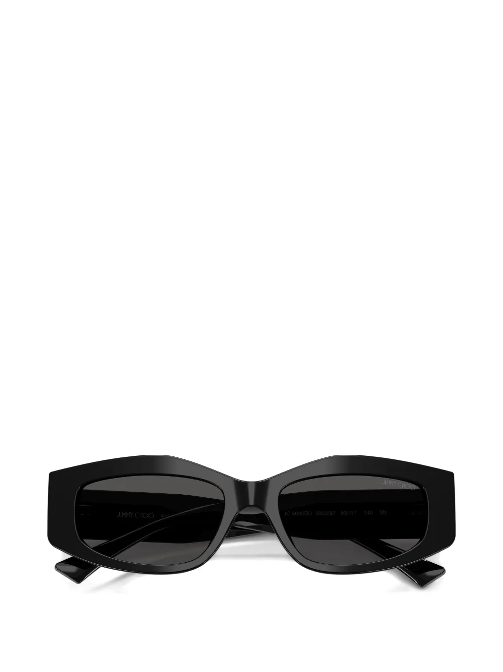 Jimmy Choo geometric-frame sunglasses Zwart