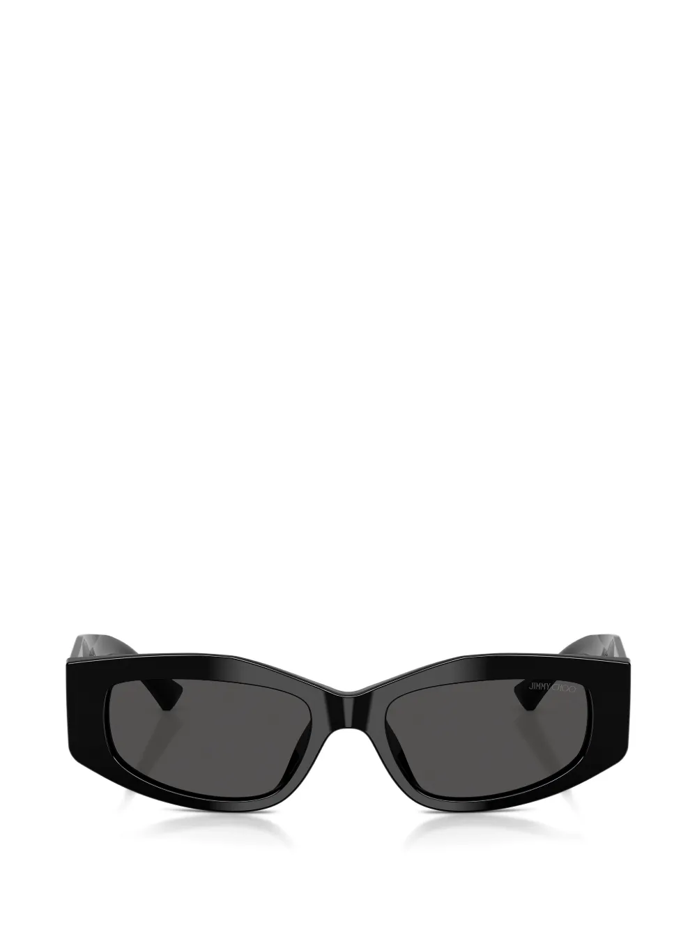 Jimmy Choo geometric-frame sunglasses - Nero