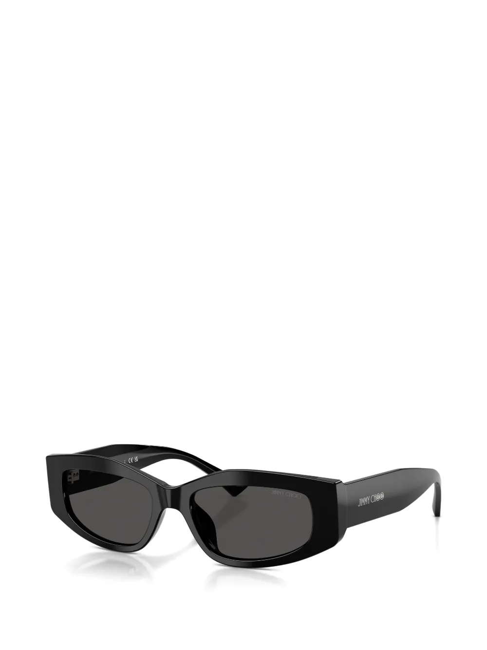 Jimmy Choo geometric-frame sunglasses Zwart