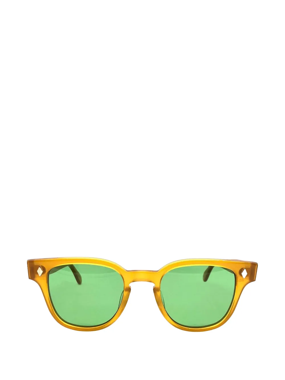 JULIUS TART OPTICAL geometric-frame sunglasses Geel