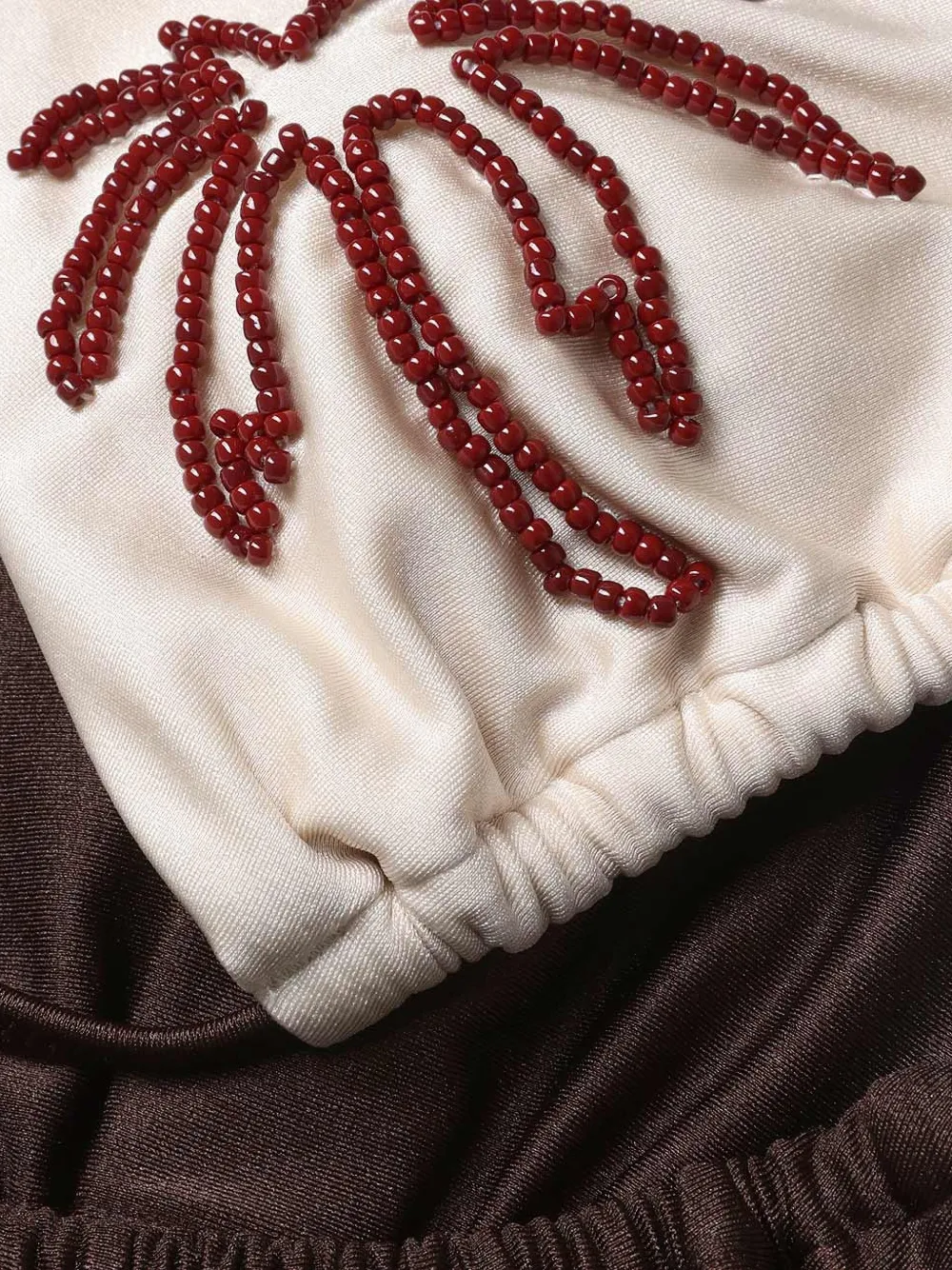 ZIMMERMANN Mahon beaded-detail bikini Beige