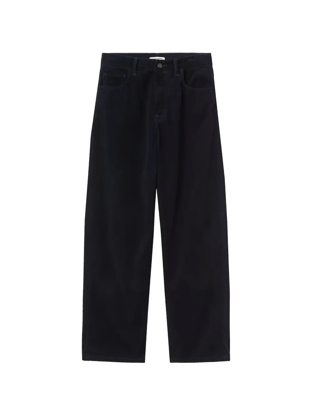 Carhartt WIP Straight-Leg-Jeans mit Logo-Patch - Schwarz