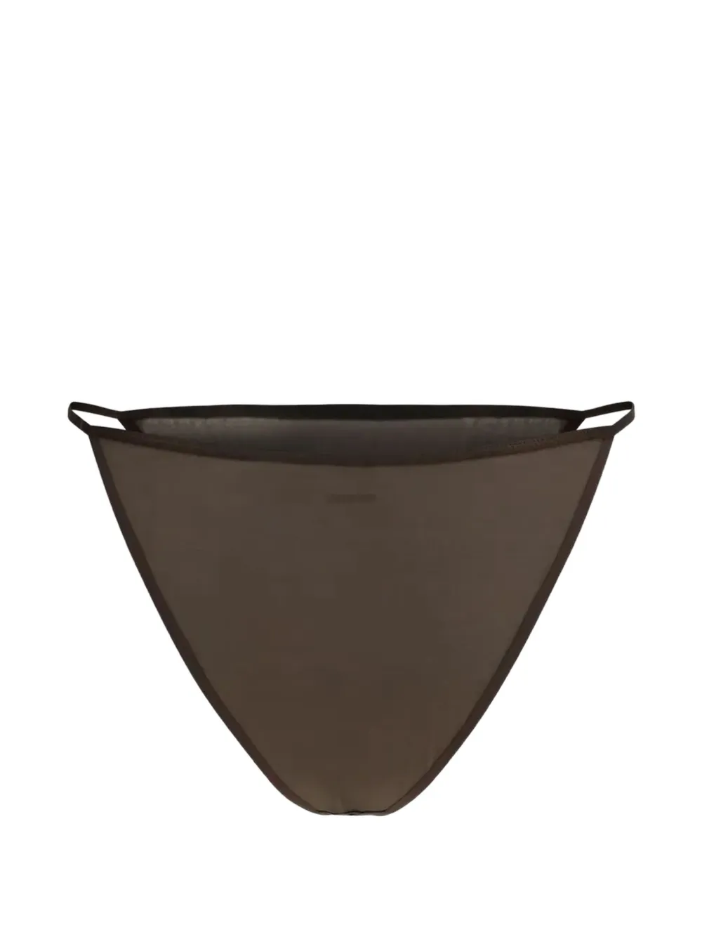Calvin Klein sheer logo-print thong Bruin