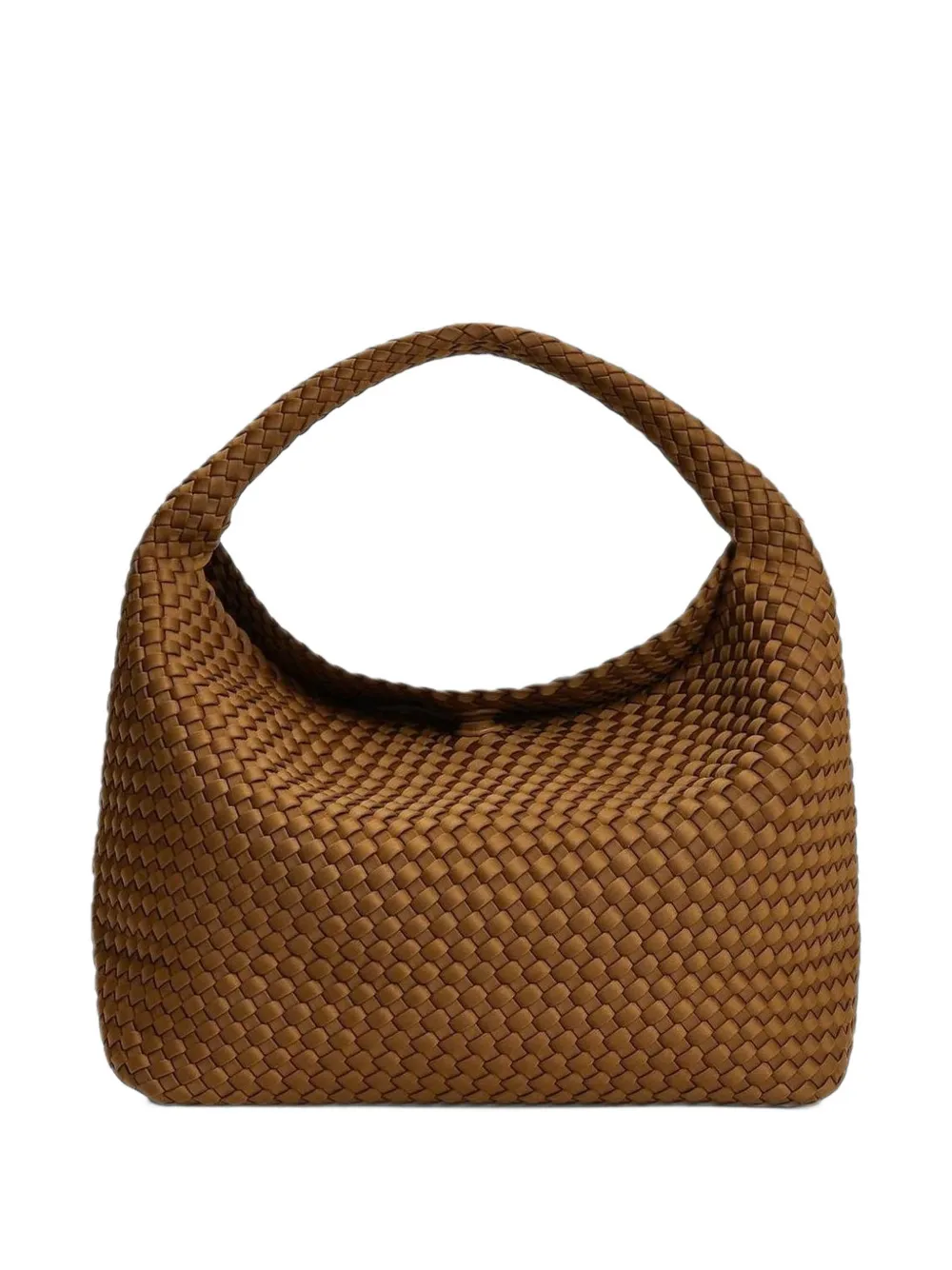 MARREA large woven shoulder bag - Marrone