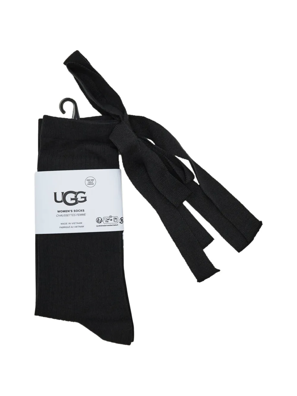 UGG Serenella Novelty bow socks Zwart