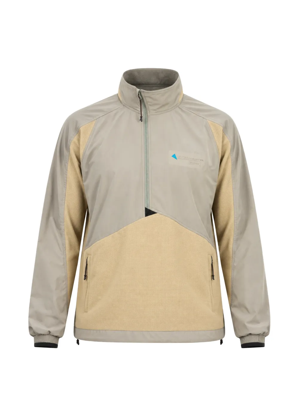 Klättermusen Vingner panelled half-zip jacket - Grau
