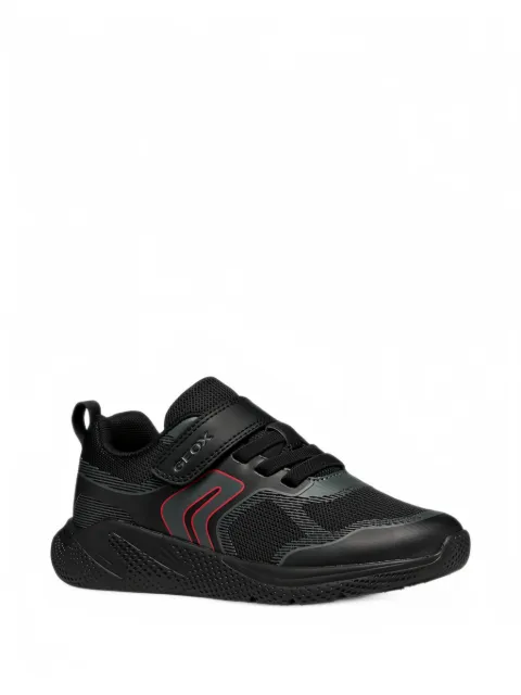 Geox Kids Sprintye panelled touch-strap sneakers