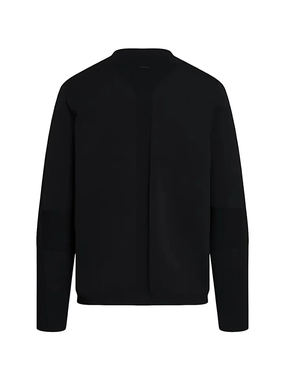 Alphatauri Frasbourg ribbed-panel crew-neck sweater Zwart