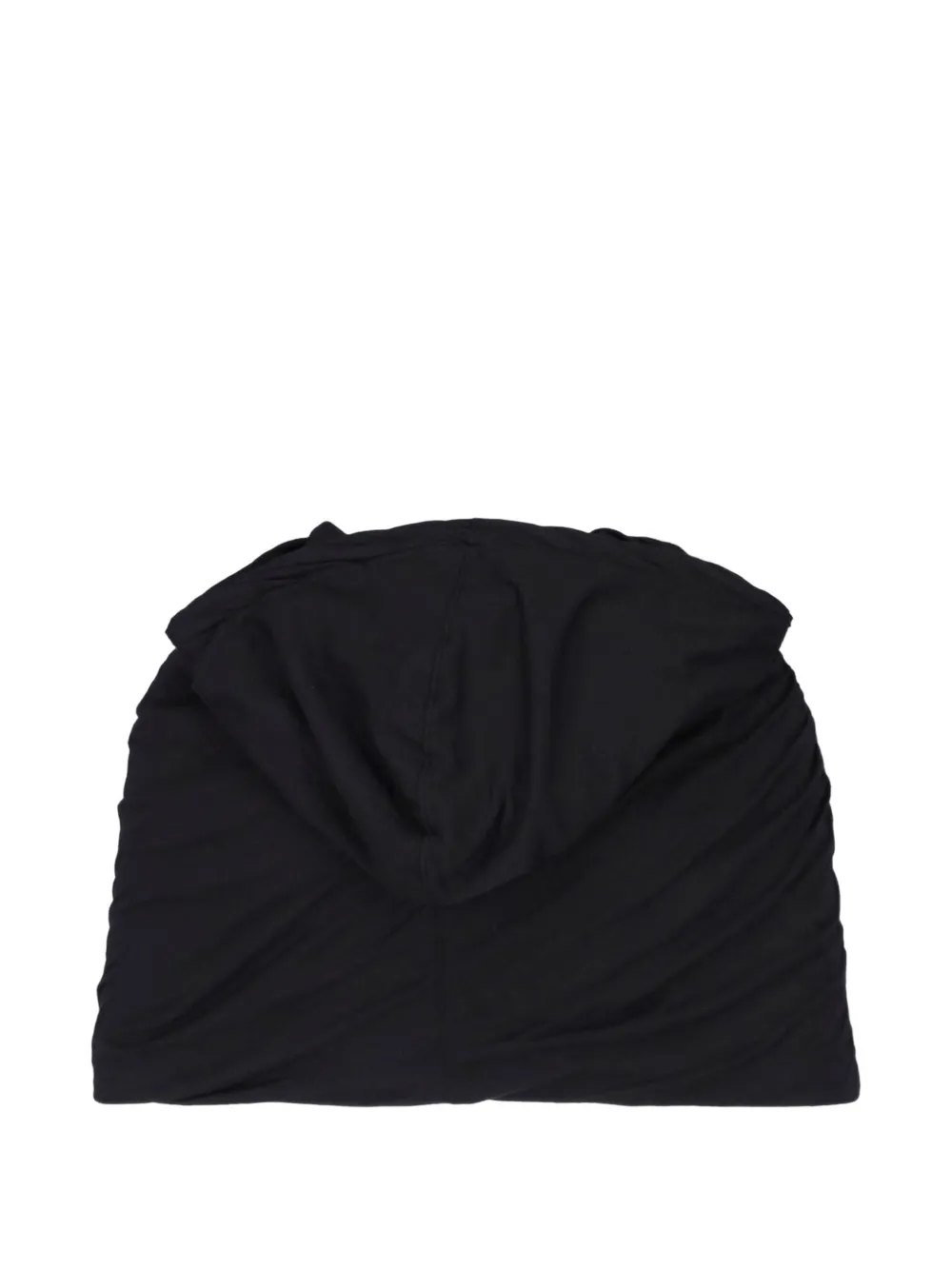 Rick Owens DRKSHDW drawstring cropped hoodie Zwart