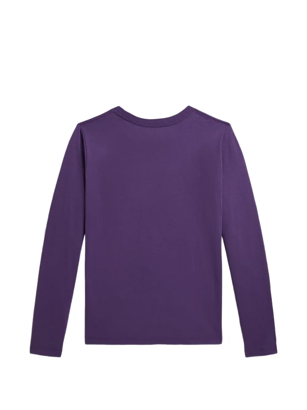 POLO RALPH LAUREN KIDS Polo Bear cotton long-sleeve t-shirt Paars