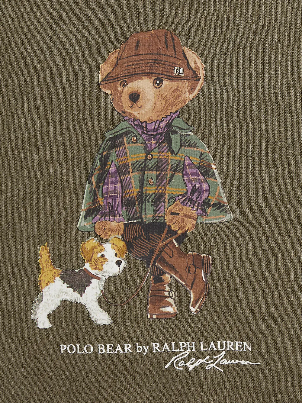 POLO RALPH LAUREN KIDS Polo Bear polar T-shirt Groen