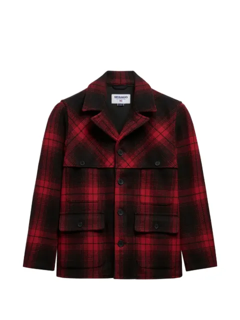 Sebago Ranger check-pattern multi-pocket jacket
