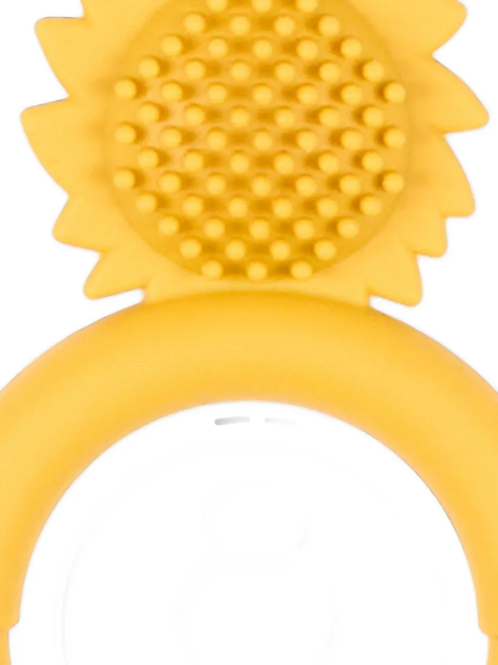 Inaiê lion-motif teething ring Geel