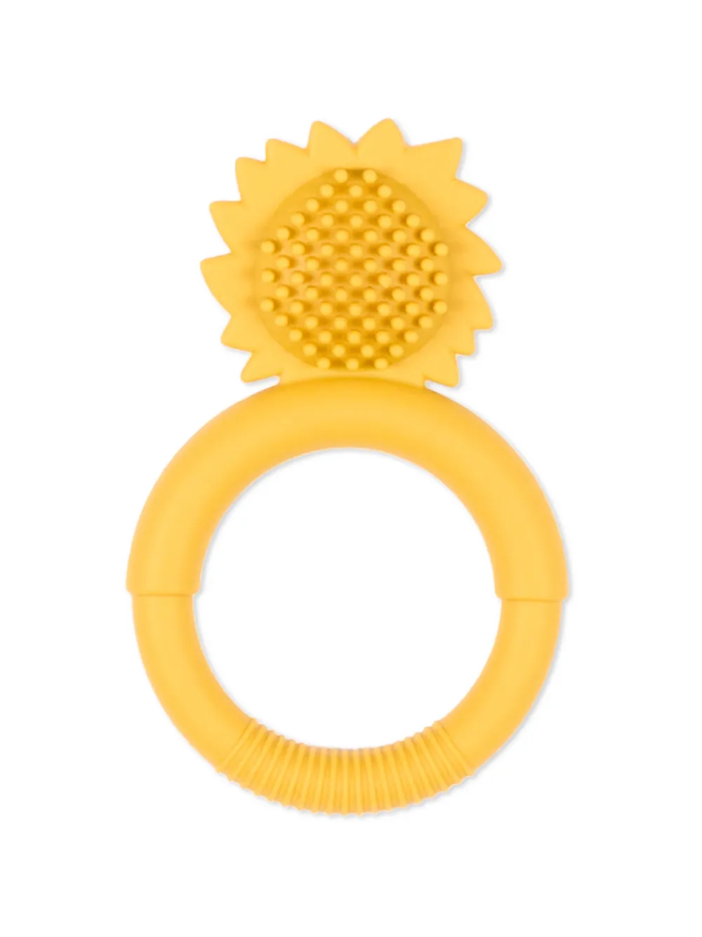 Inaiê lion-motif teething ring Geel