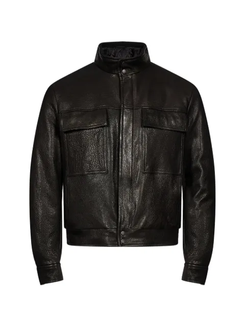 Salvatore Santoro grained-leather jacket