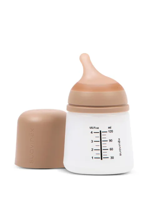 Suavinex logo-engraved feeding bottle