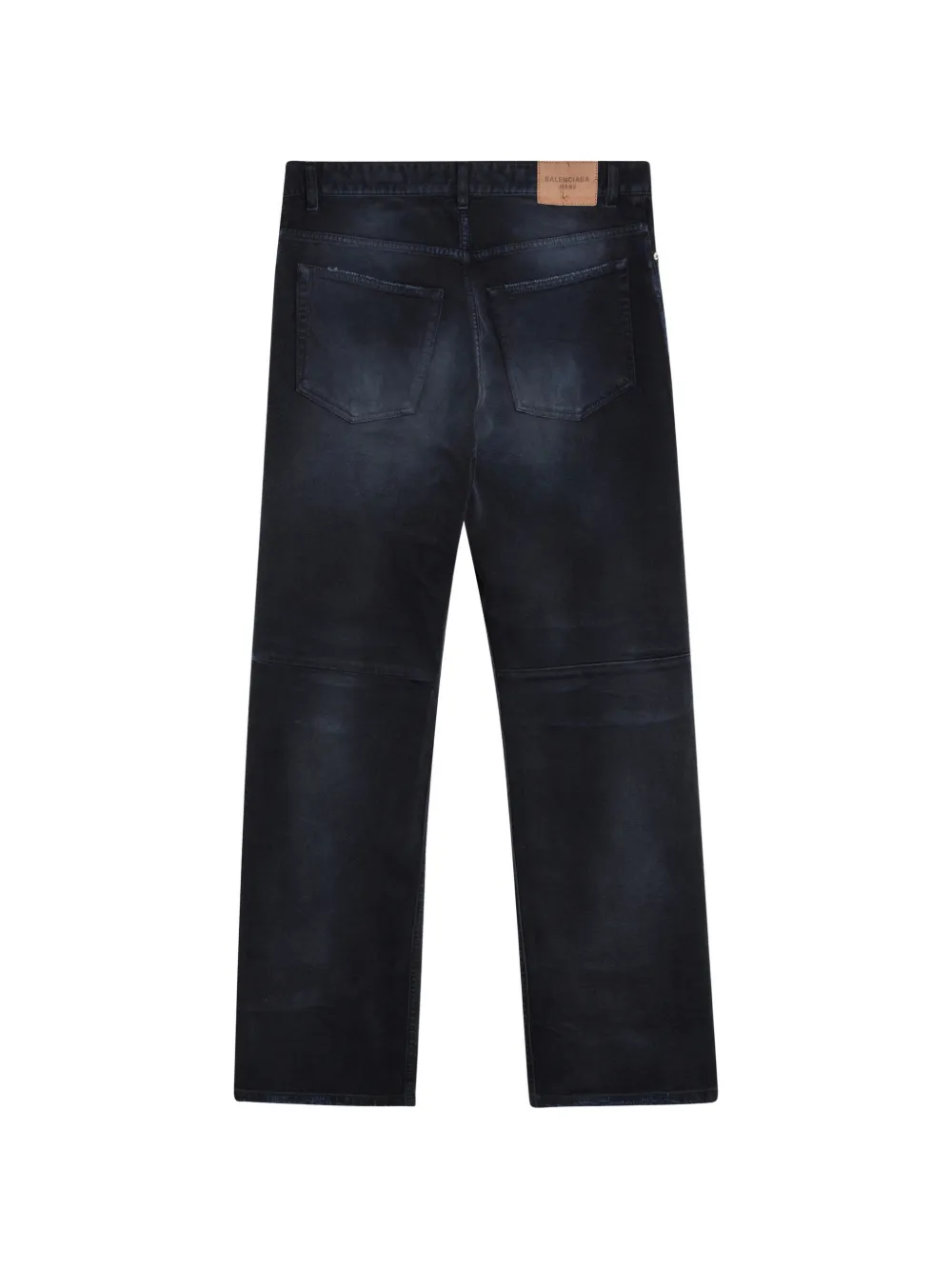 Balenciaga faded panelled jeans Blauw