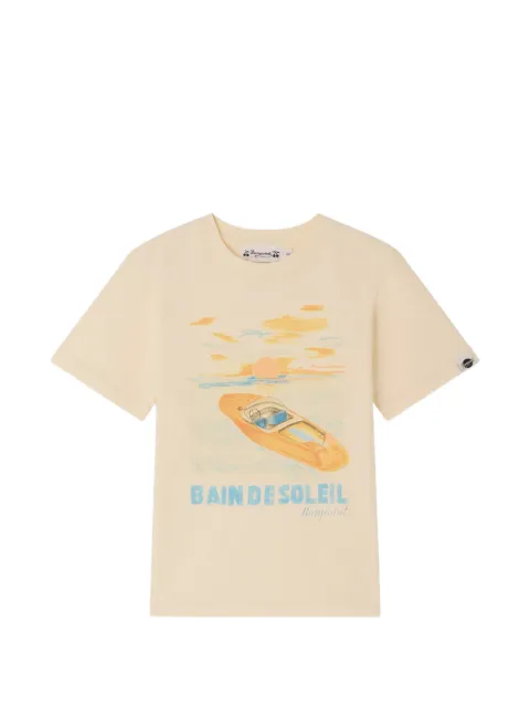 Bonpoint camiseta con estampado gráfico