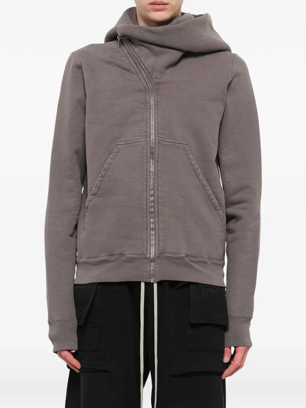 Rick Owens DRKSHDW Megafelpa Mountain hoodie Grijs