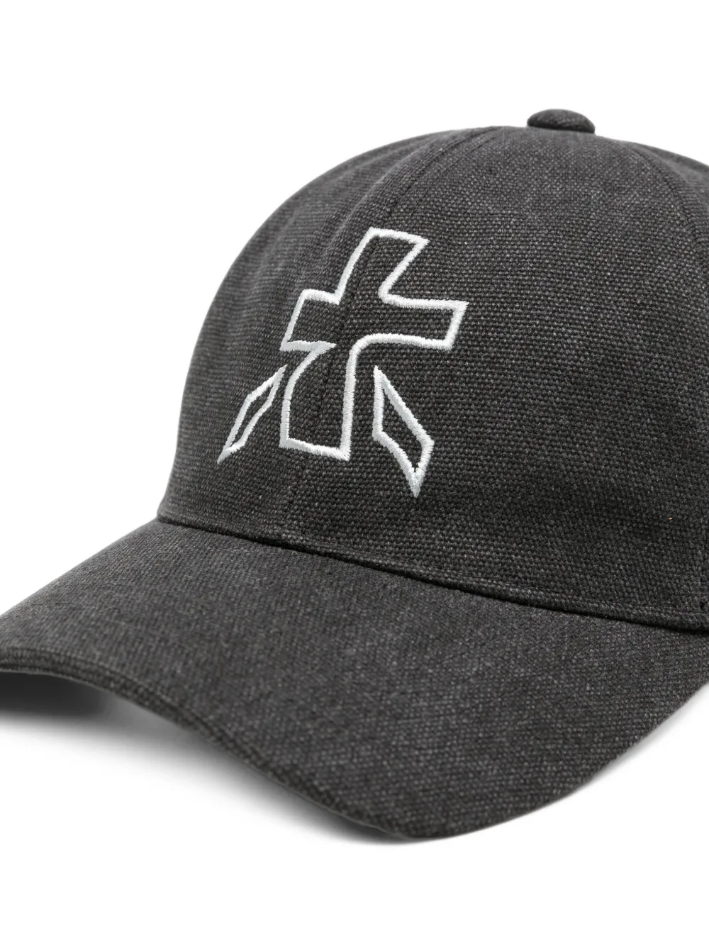 Premiata Ball logo-embroidered baseball cap Zwart