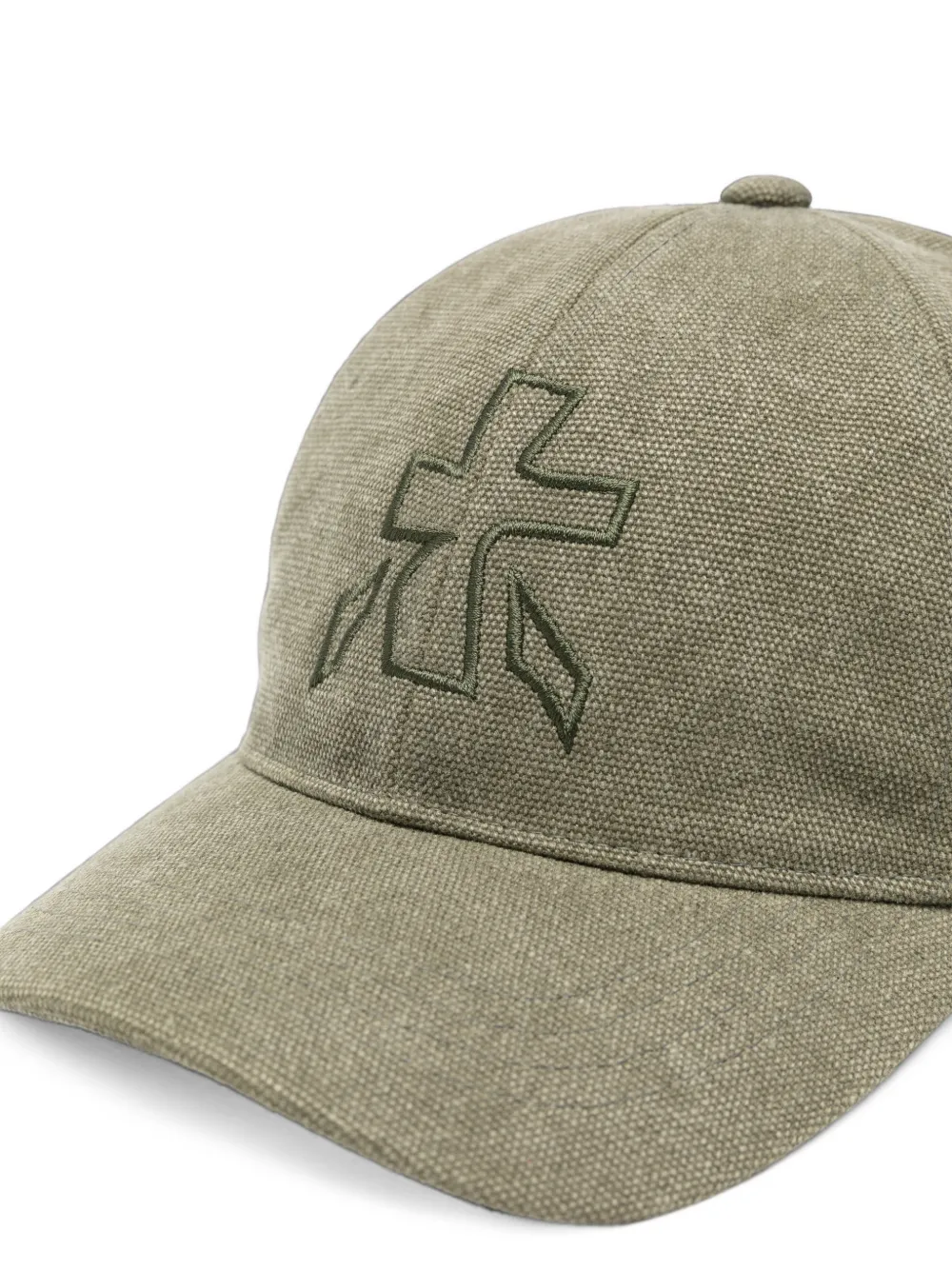 Premiata Ball logo-embroidered baseball cap Groen