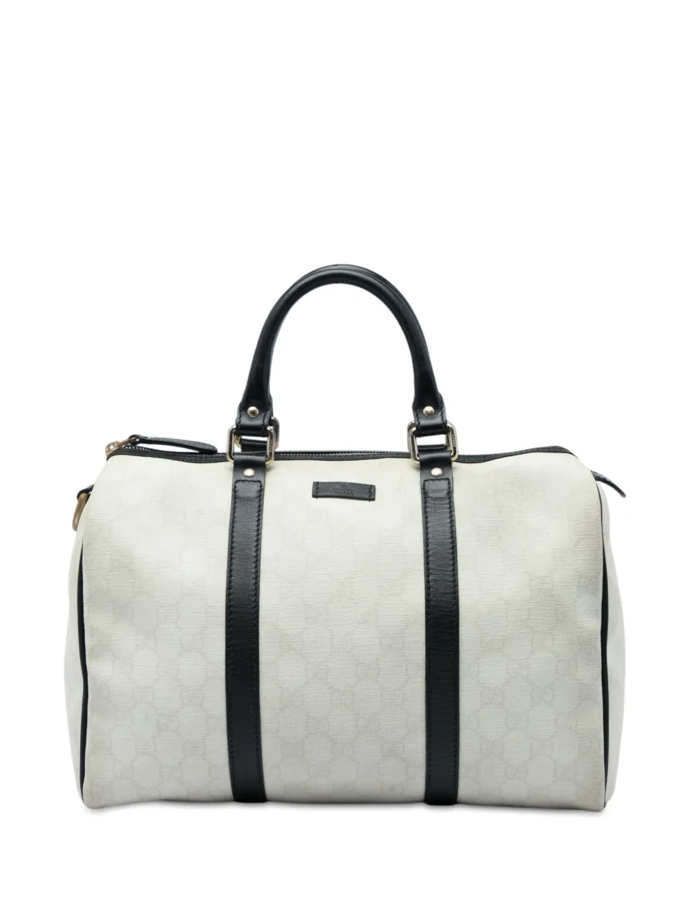 Gucci Pre-Owned 2016-2026 Medium GG Supreme Joy boston bag - Bianco