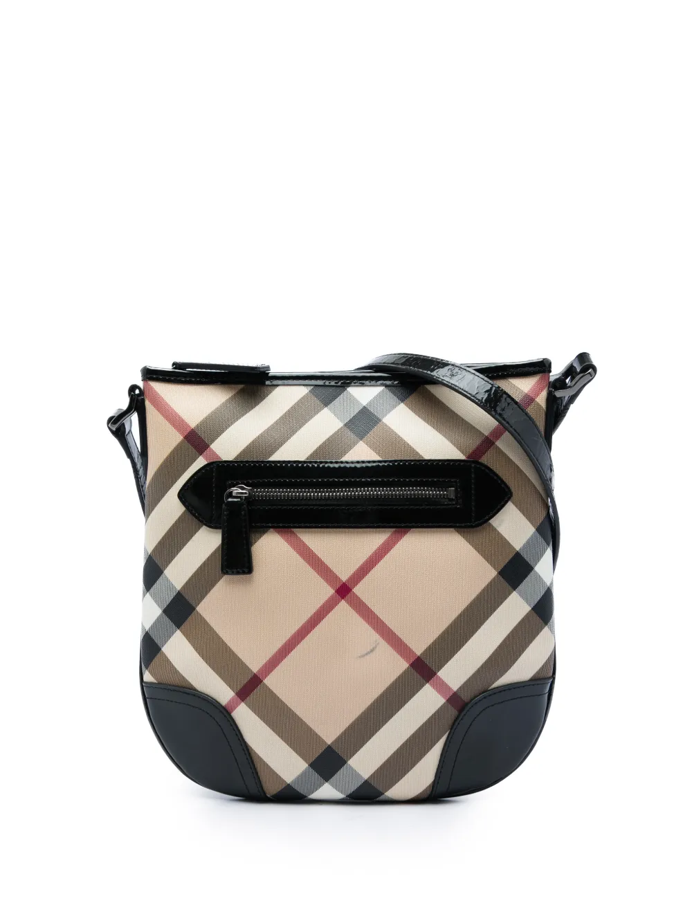 Burberry Pre-Owned 2000-2017 Supernova Check Coated Canvas Dryden crossbody bag - Neutrals