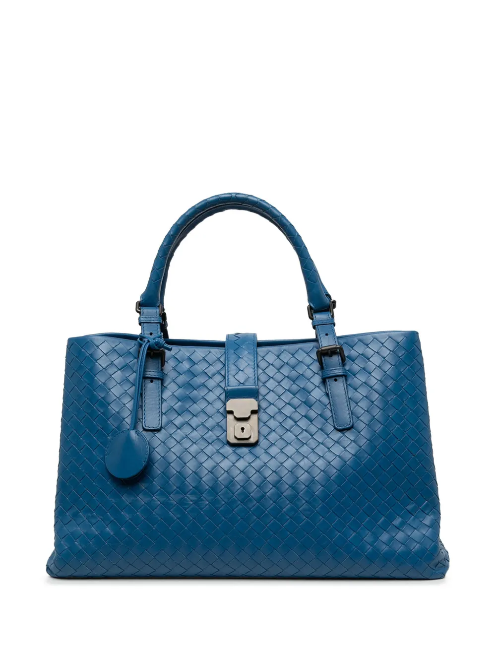 Bottega Veneta Pre-Owned 2012-2026 Medium Nappa Intrecciato Roma tote bag - Blau