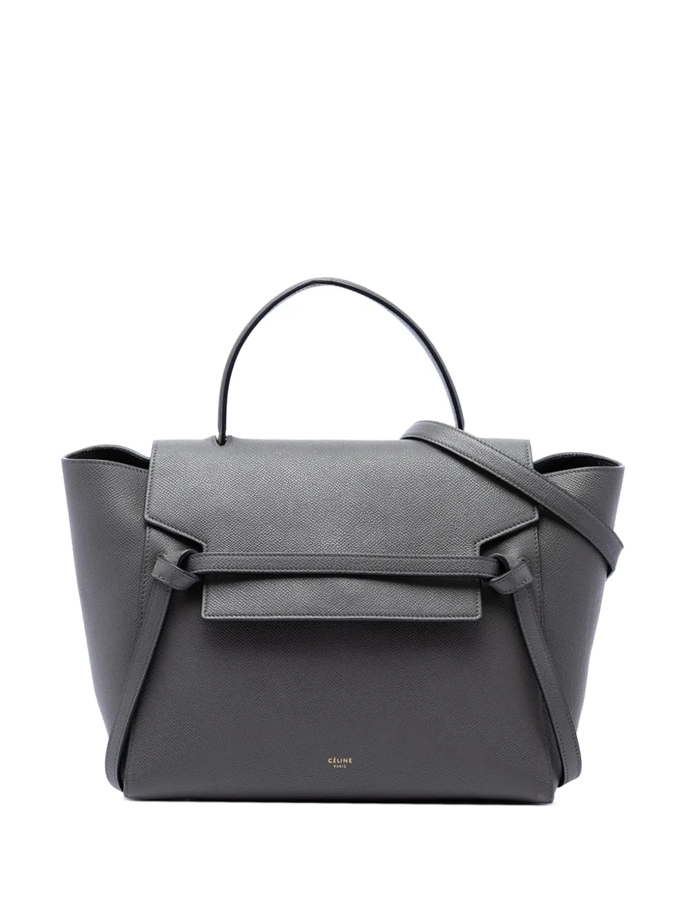 Celine Pre-Owned 2018 Mini Grained Calfskin Belt Bag satchel - Grigio