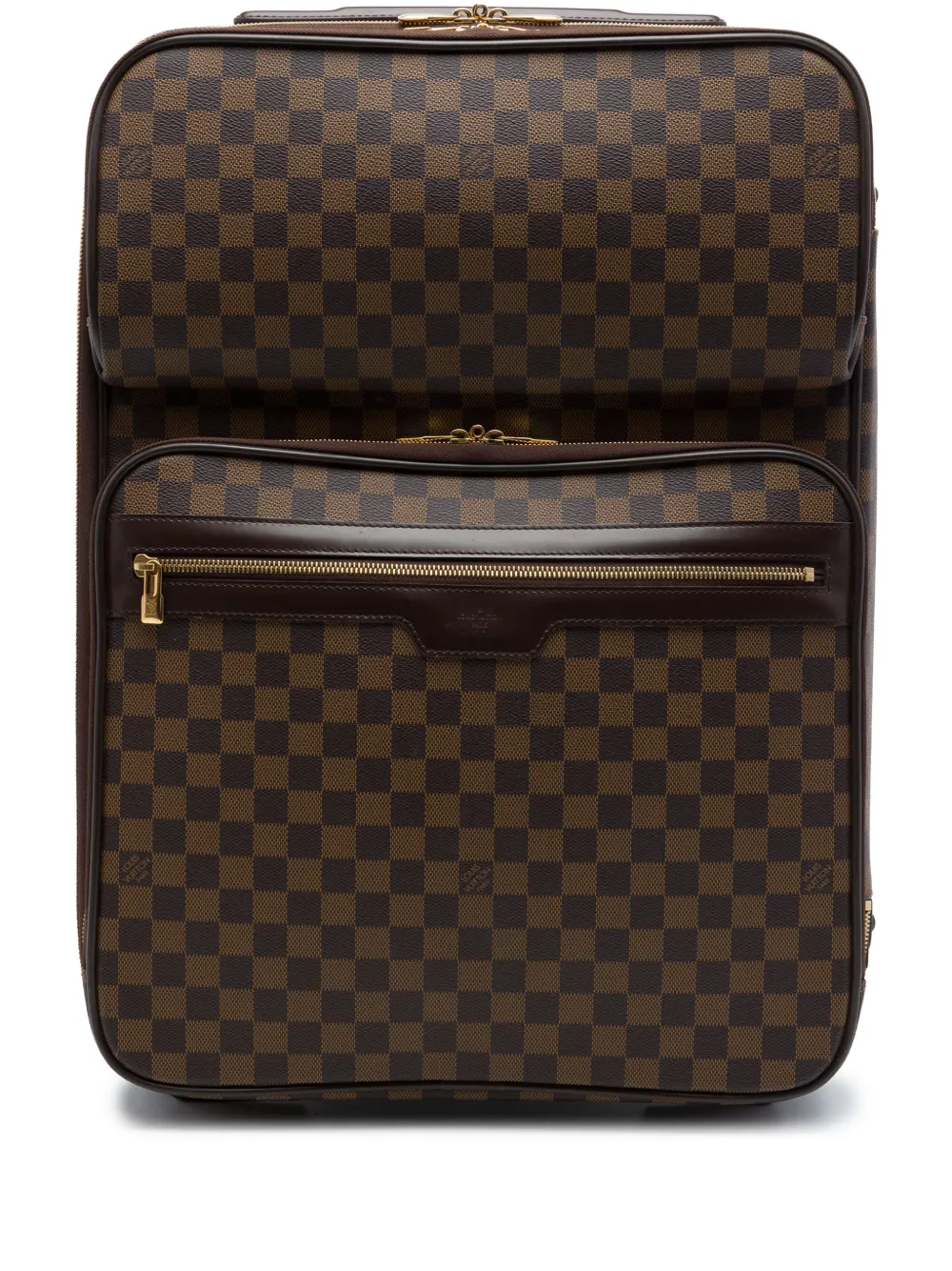 Louis Vuitton Pre-Owned 2012 Damier Ebene Pegase Legere Business 55 travel bag - Marrone