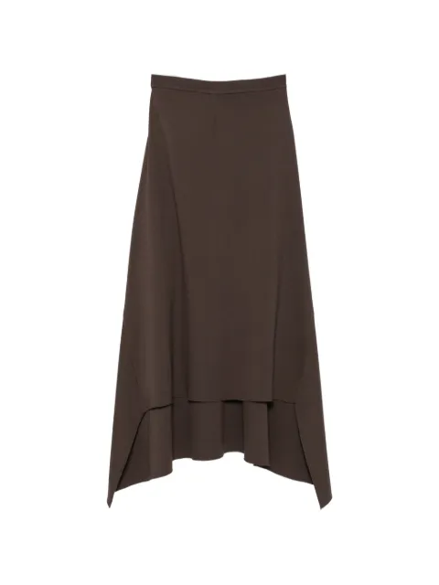 ELY ELY asymmetric panelled long skirt