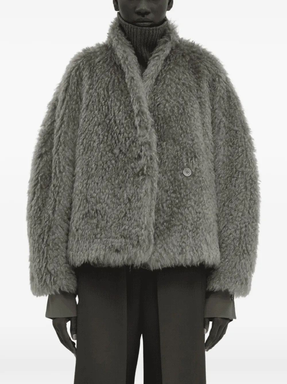 Christian Wijnants Javina faux-fur jacket Grijs