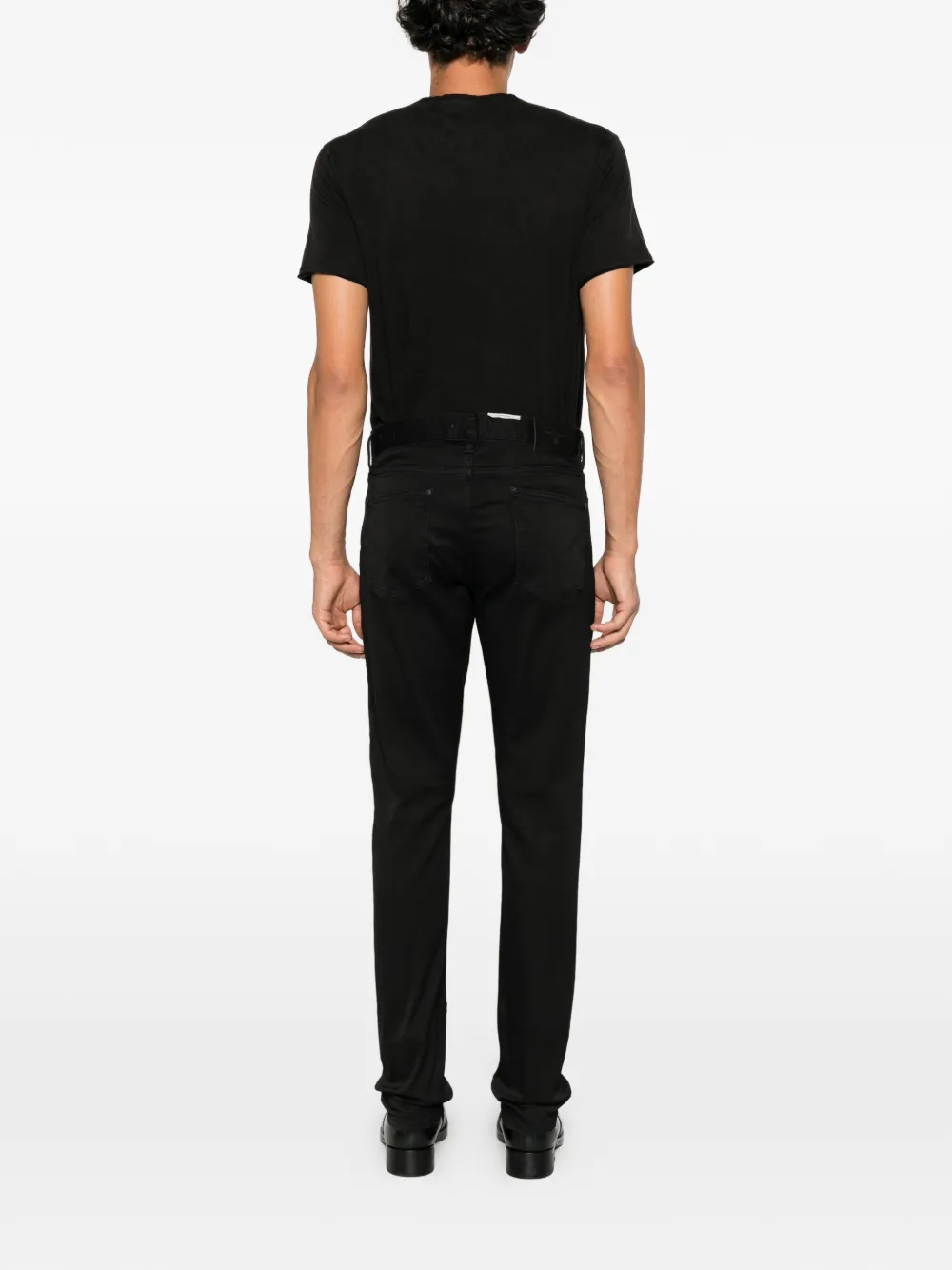 John Varvatos slim-fit jeans Zwart