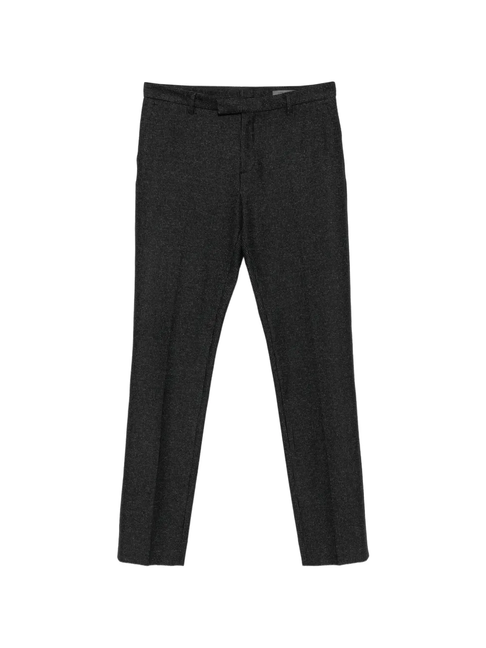 John Varvatos pinstripe-pattern tailored trousers Zwart