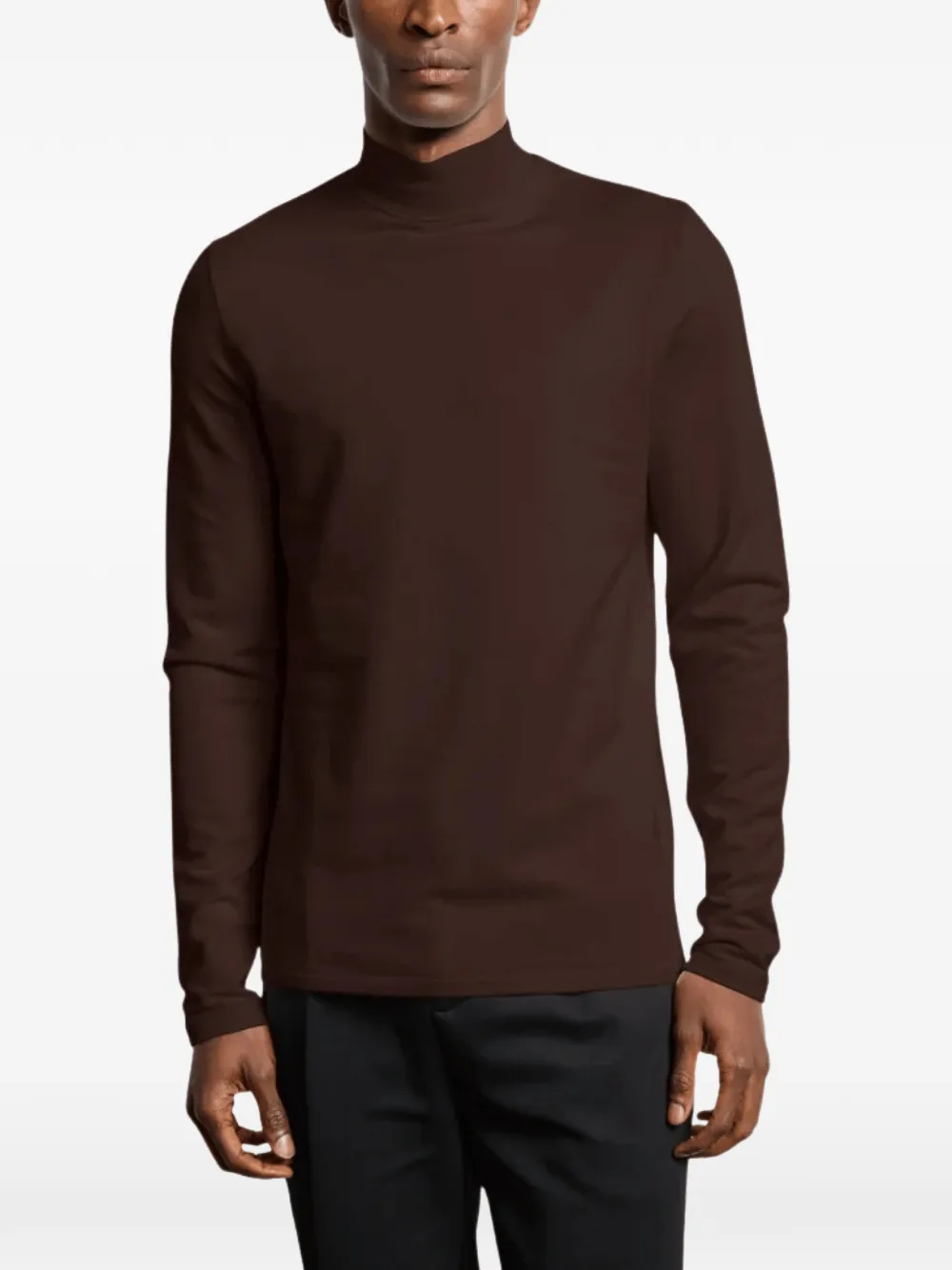 KIEFERMANN high-neck sweater - Marron