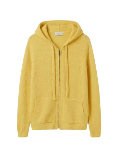 Roberto Collina zip-up knitted hoodie