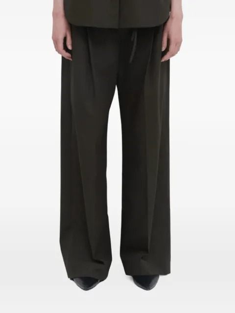 Christian Wijnants pleated drawstring trousers