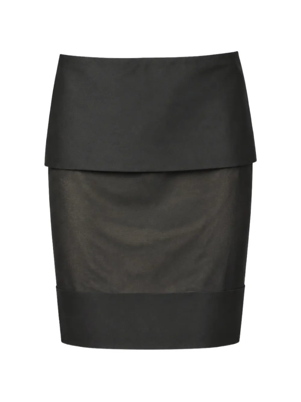 Christian Wijnants patchwork Saros midi skirt Zwart