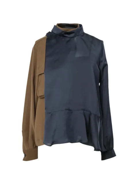 sacai ラッフル ブラウス