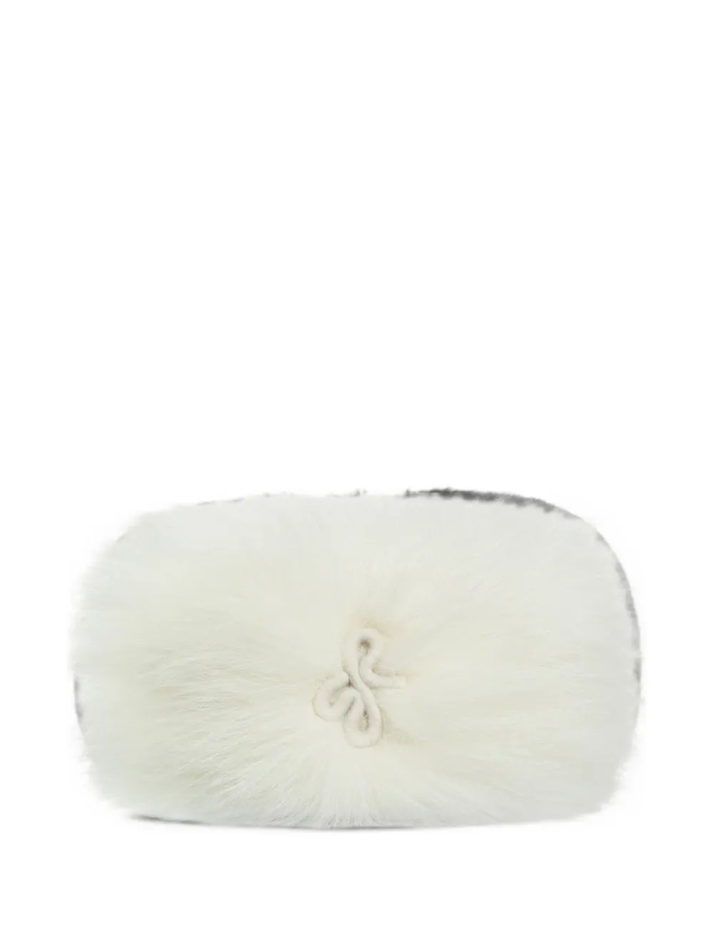 Ruslan Baginskiy faux-fur pillbox hat Wit