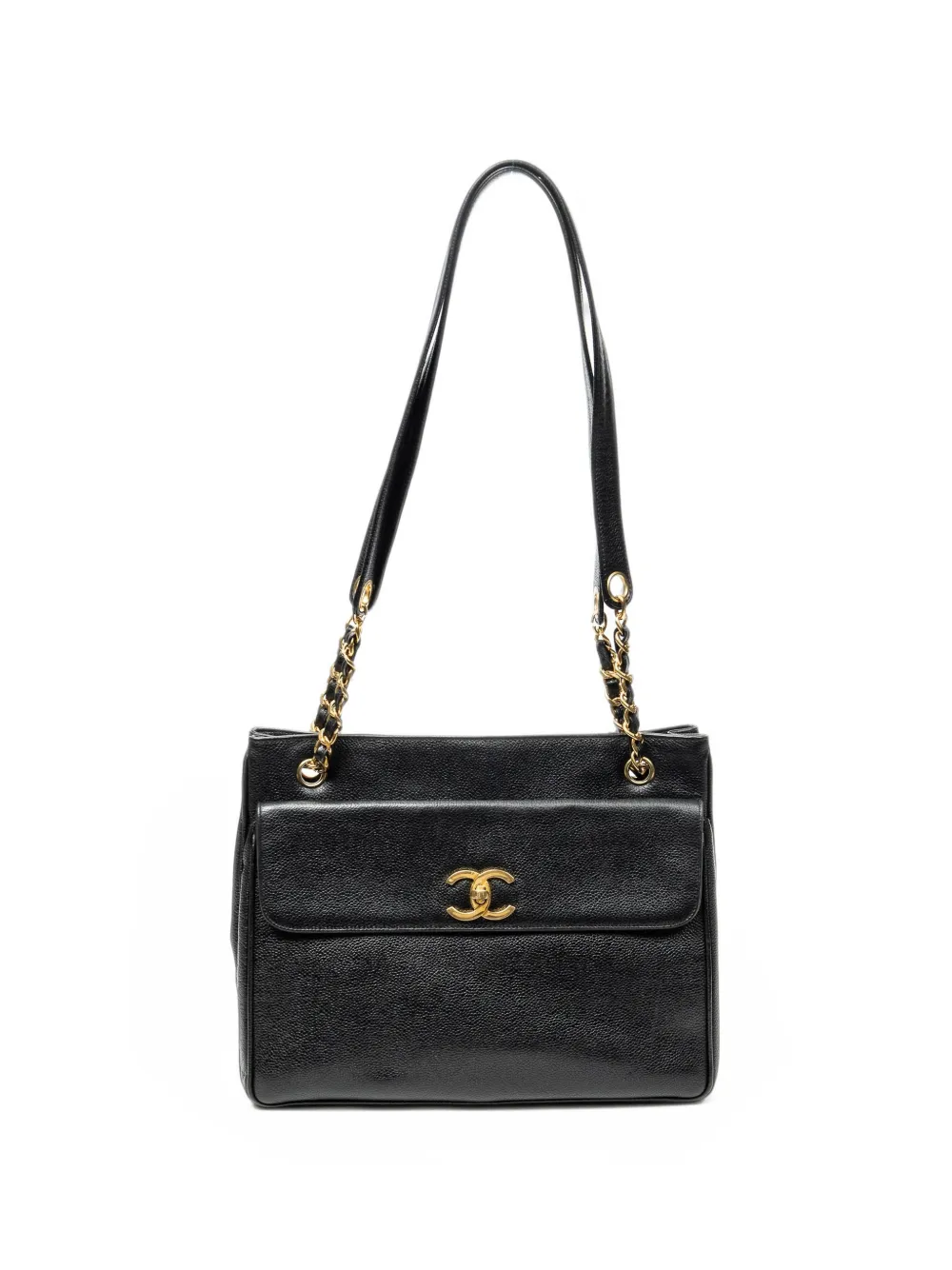 CHANEL Pre-Owned CC turn-lock shoulder bag - Schwarz