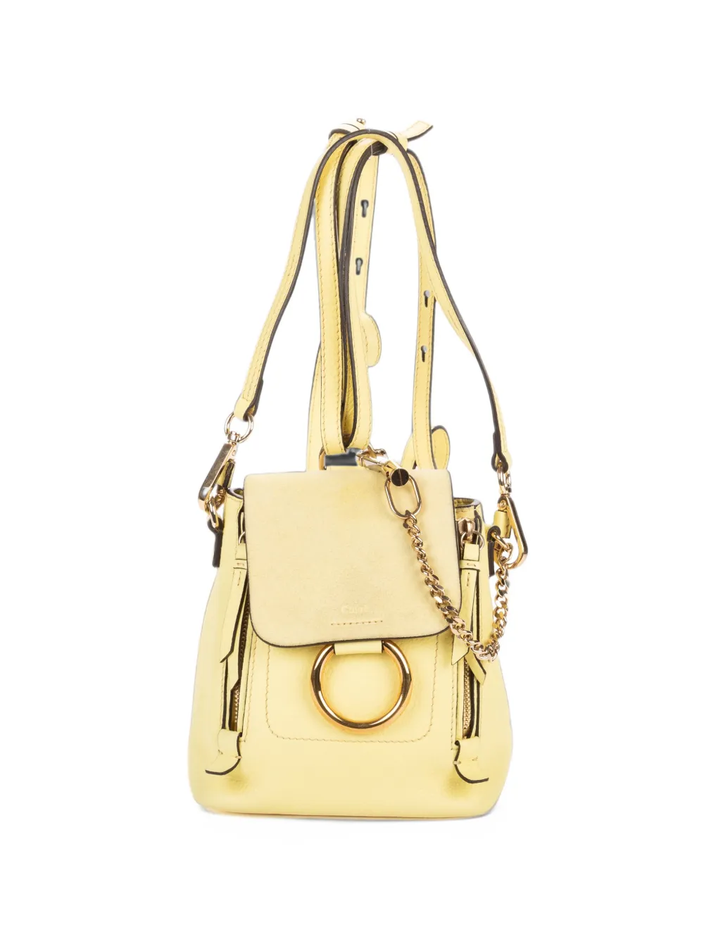 Chloé Pre-Owned Faye mini backpack - Gelb