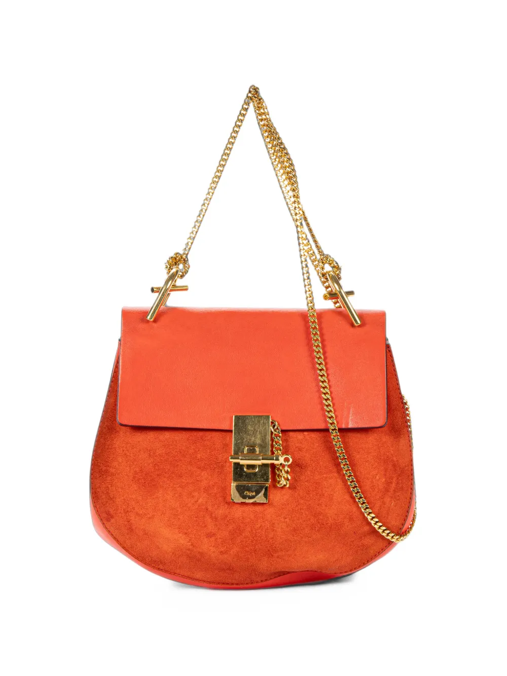 Chloé Pre-Owned Drew shoulder bag - Orange