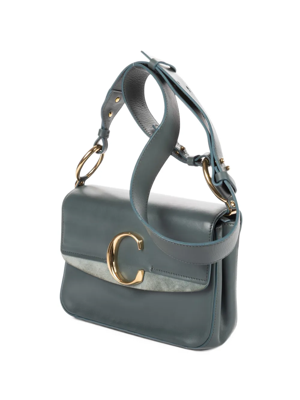 Chloé Pre-Owned Small C shoulder bag - Blau