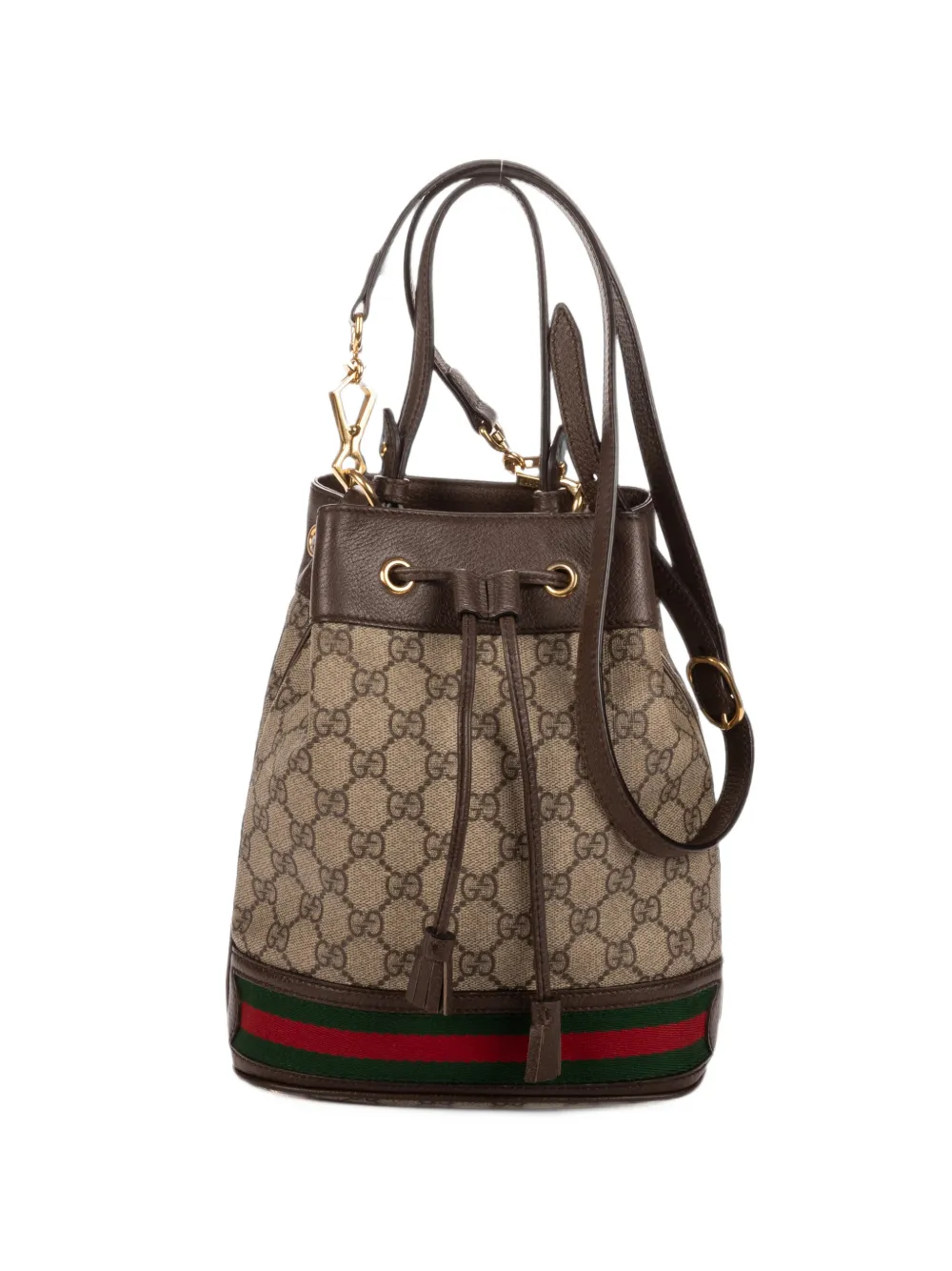 Gucci Pre-Owned Ophidia GG Supreme bucket bag - Toni neutri