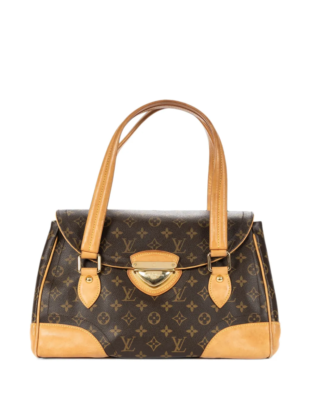 Louis Vuitton Pre-Owned Beverly GM Monogram foldover-top shoulder bag - Marrone
