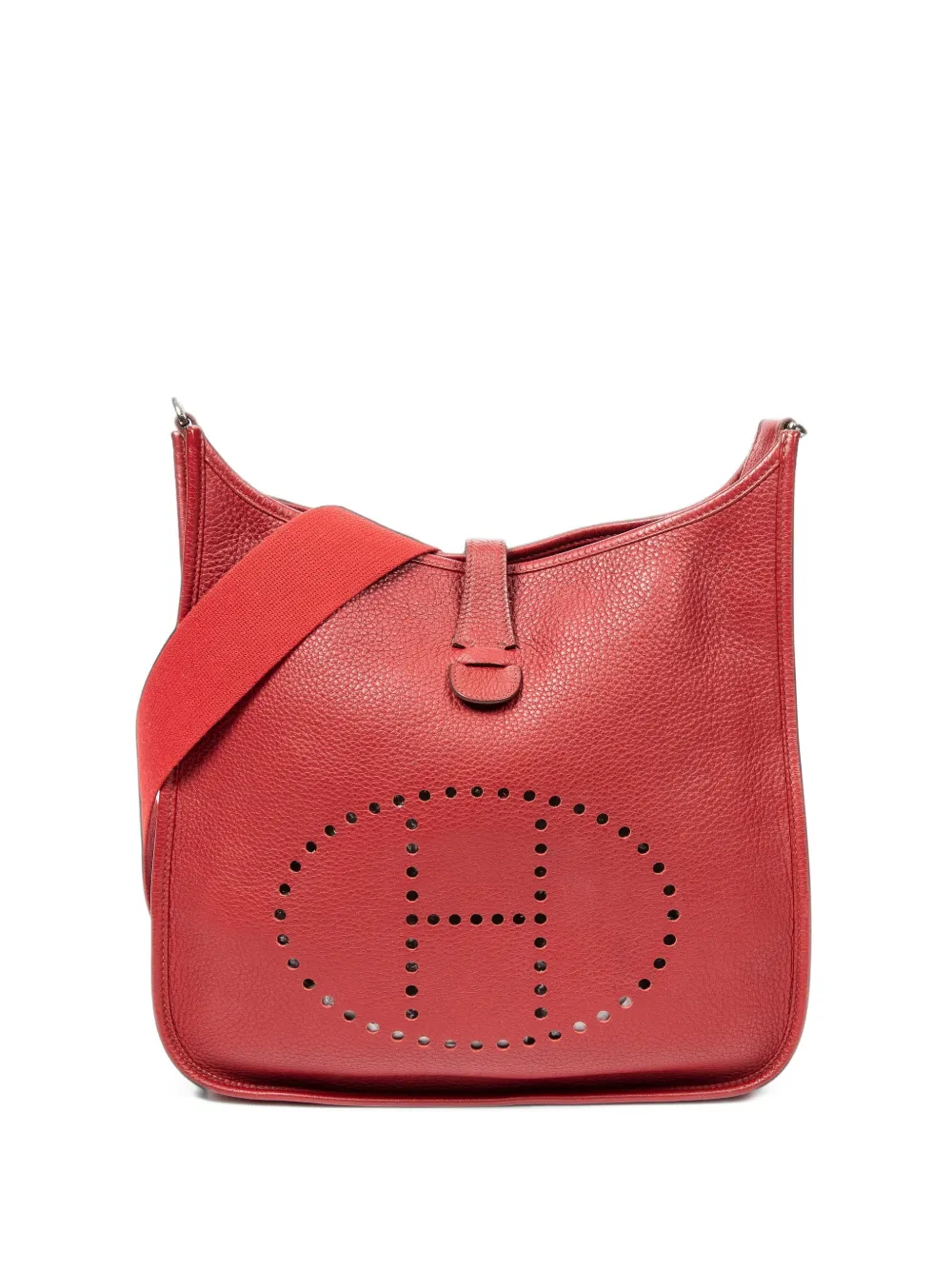 Hermès Pre-Owned GM Evelyne I shoulder bag - Red